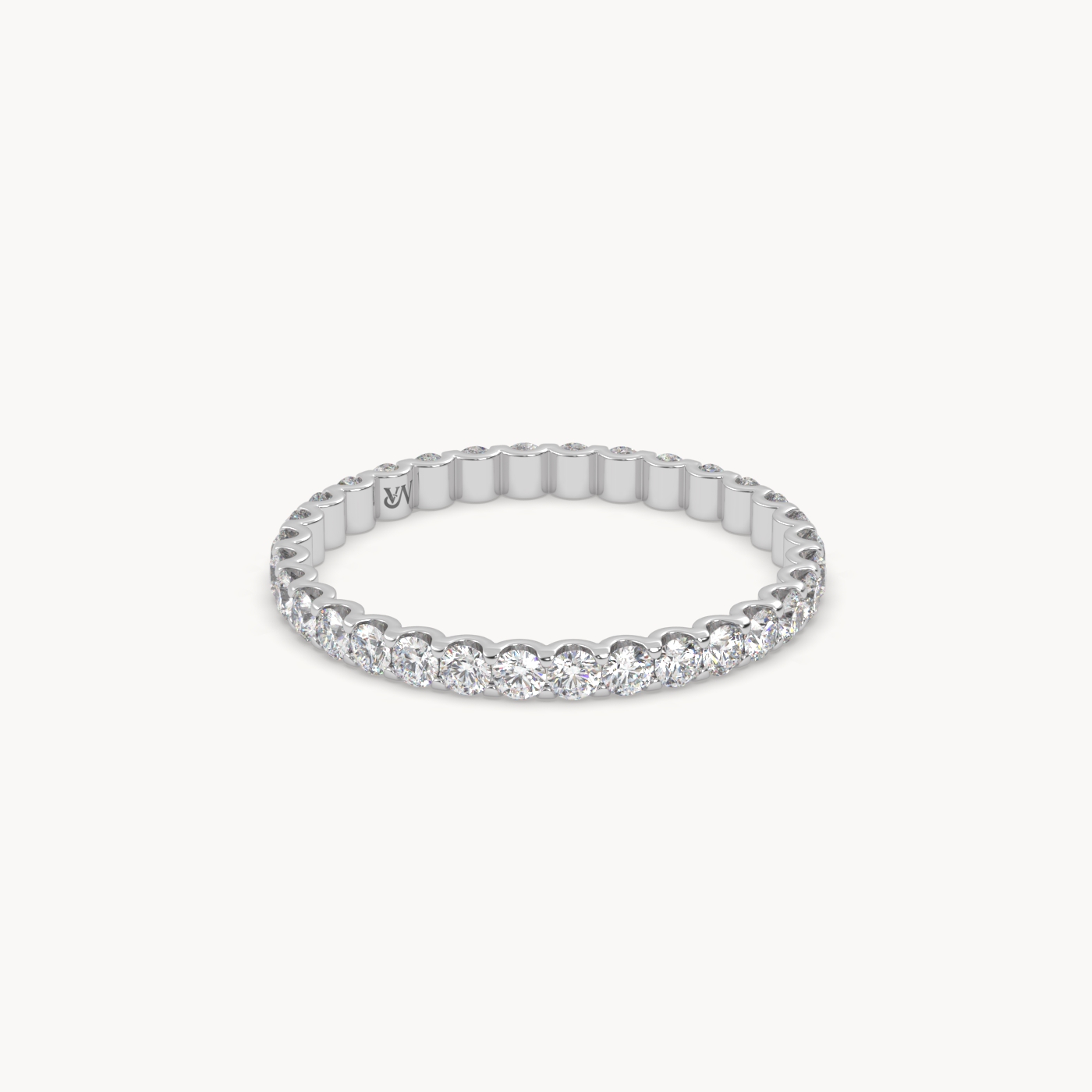 pt platinum  round cut diamond eternity ring – 0.70ct total