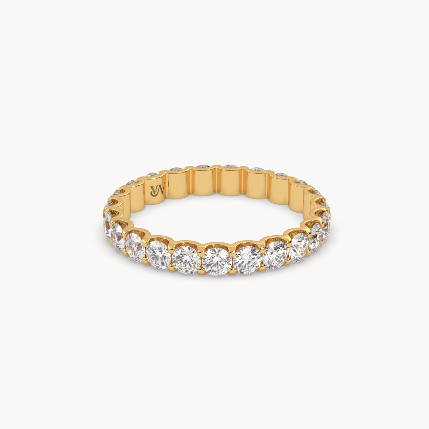 18k white gold  round cut diamond eternity ring – 1.5ct total Photos & images