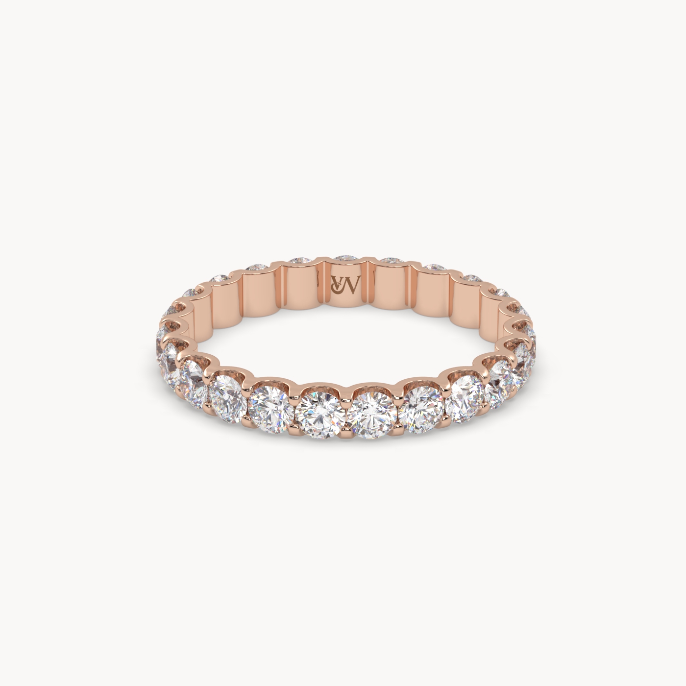 18k white gold  round cut diamond eternity ring – 1.5ct total Photos & images